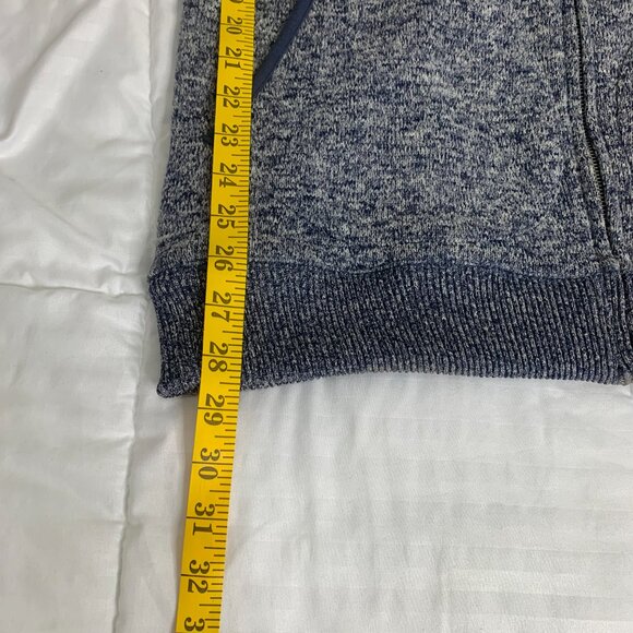 Quiksilver, MensHoodie, Winter, Cozy.FullZip, XLSize, Blue&Grey,SurfStyle,Casual - Picture 15 of 16